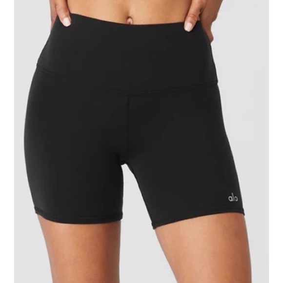 ALO Yoga Pants - Alo Yoga Airlift Energy Short Black High Waist W6295R Womens Size S NWT